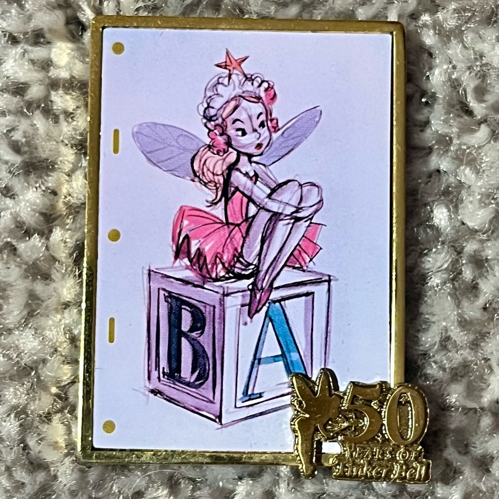 Disney 50 Years of Tinker Bell on Block Series Pin #2 February Pin LE
